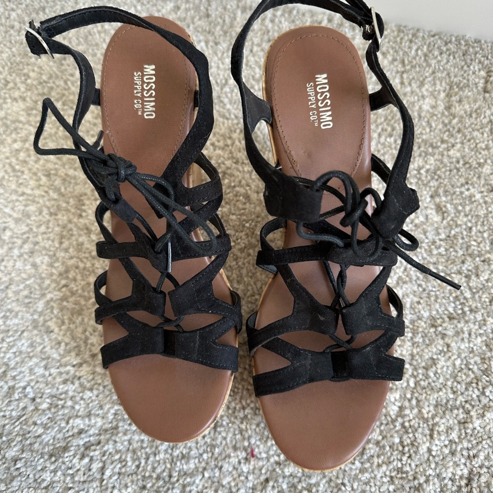 Women’s Mossimo Supply Co Lace-Up Wedges - Picture 3 of 4